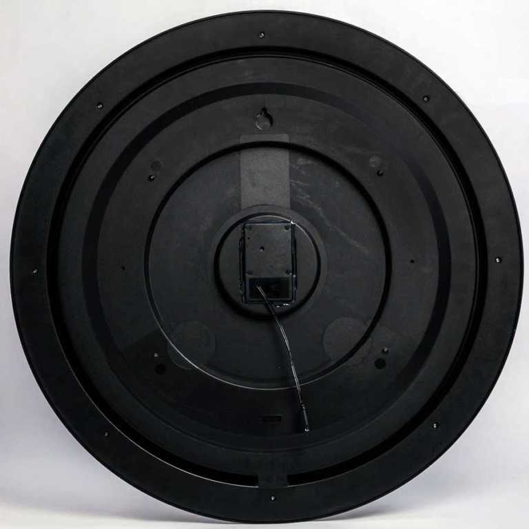 Wireless Synchronized Clock, Analog, 24" Black Frame - TS4241 - Image 2
