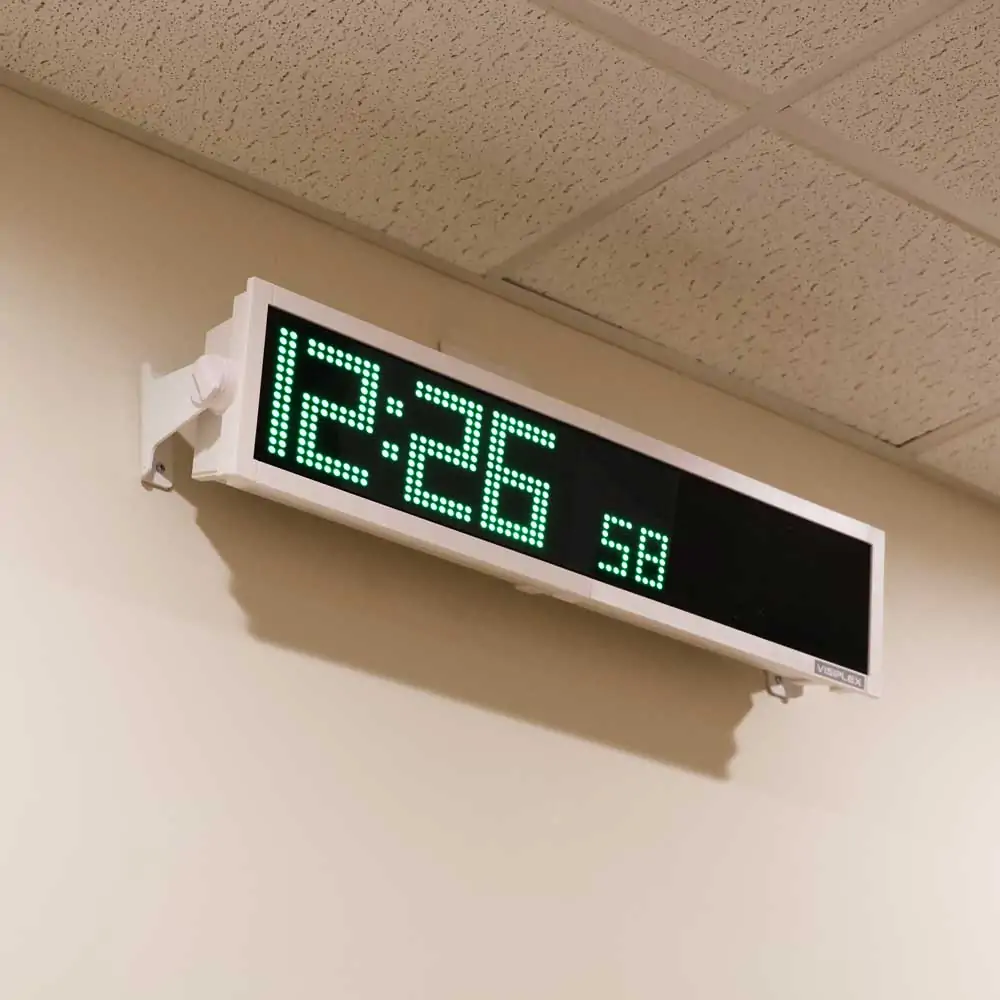 Message Board for wireless messaging and digital time display