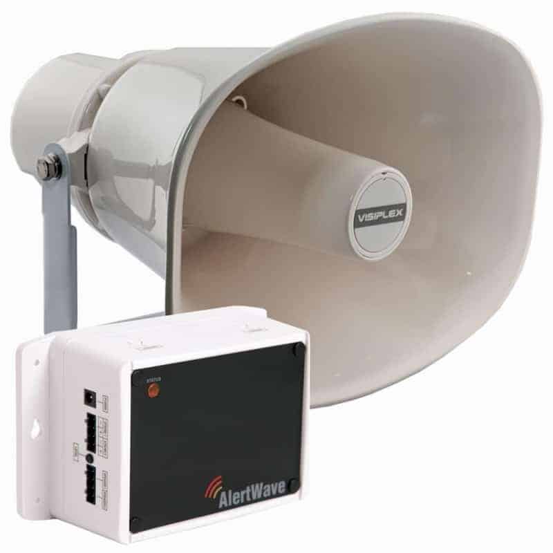 Wireless Indoor/Outdoor Horn Speaker for Voice Messaging & Alerts